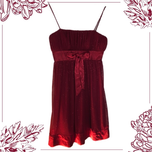 City Triangles Dresses & Skirts - CityTriangles Red Sparkly Semi Formal Dress Size 7